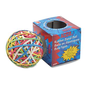 ACCO Rubber Band Ball, Minimum 260 Rubber Bands