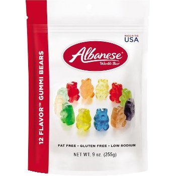 Albanese 12 Flavor™ Gummi Bears, 9 oz., 6/CS