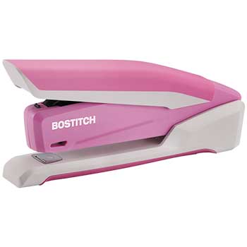 PaperPro&#174; inCOURAGE 20 Desktop Stapler, 20-Sheet Capacity, Pink/White