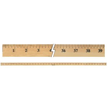Westcott Wooden Meter Stick, 39 1/2&quot;