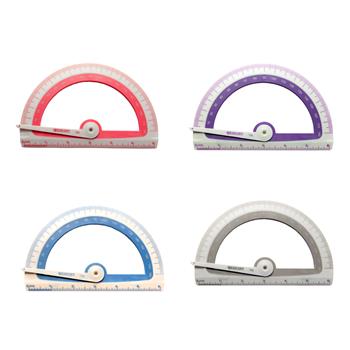 Westcott Soft Touch School Protractor, Anti-Microbial Protection, Assorted Colors