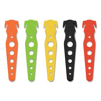 Westcott Safety Cutters, 5 3/4 in, Assorted, 5/Pack