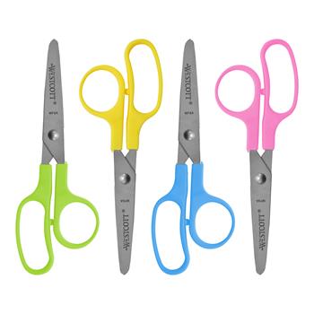 Westcott Value Kids Scissors, 5 in, Pointed, Left/Right Hand, Assorted Colors