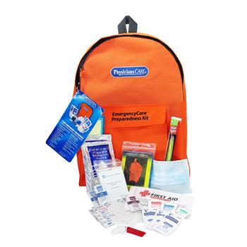 PhysiciansCare&#174; by First Aid Only&#174; Emergency Preparedness First Aid Backpack, 43 Pieces/Kit