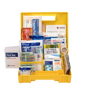 First Aid Only Auto First Aid Kit, For Up to 10 People, 137 Pieces/Kit