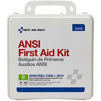 First Aid Only ANSI 2015 Compliant First Aid Kit for 50 People, 199 Pieces