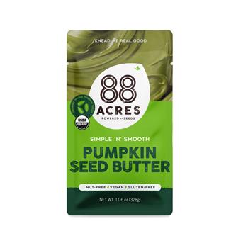 88 Acres Pumpkin Seed Butter Pouch, 11.6 oz, 10 Pouches/Box