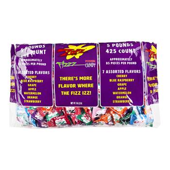 Zotz Fizz Power Candy, Assorted, 5 lb, 425 Count
