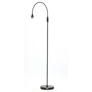 Adesso Home Prospect Adjustable LED Floor Lamp, 45&quot;-56&quot;H, Matte Black