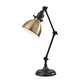 Adesso Home Alden Desk Lamp, 18.5&quot;H, Antique Bronze