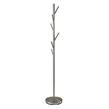 Adesso Home Evergreen Coat Rack, 67&quot;H, Brushed Steel