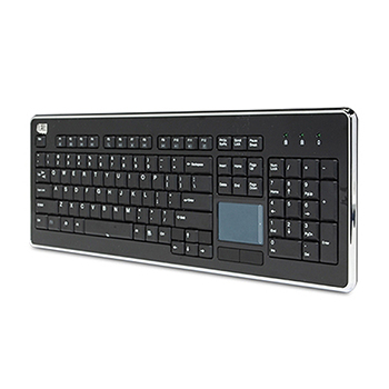 Adesso SofTouch Keyboard - USB - 104 Keys - Chrome
