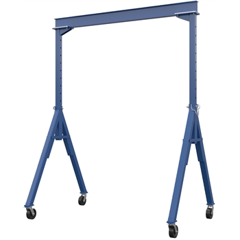 Vestil Gantry Crane, Adjustable Height, Steel, 10&quot; x 12&quot;, 2000 lb. Capacity
