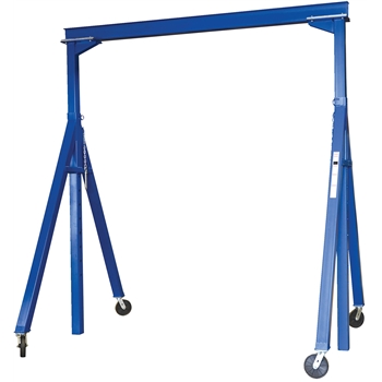 Vestil Gantry Crane, Adjustable Height, Steel, 15&quot; x 14&quot;, 2000 lb. Capacity
