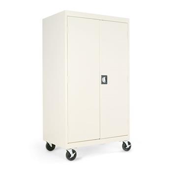 Alera Mobile Storage Cabinet, with Adjustable Shelves 36w x 24d x 66h, Putty