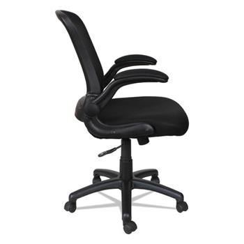 Alera Alera EB-E Series Swivel/Tilt Mid-Back Mesh Chair, Supports Up to 275 lb, 18.11&quot; to 22.04&quot; Seat Height, Black