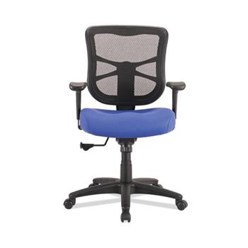 Alera Elusion Series Mesh Mid-Back Swivel/Tilt Chair, 17.9&quot; to 21.8&quot; Seat Height, Navy Seat