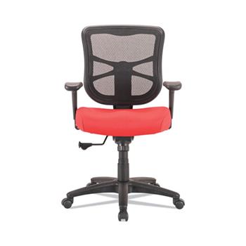 Alera Elusion Series Mesh Mid-Back Swivel/Tilt Chair, 17.9&quot; to 21.8&quot; Seat Height, Red