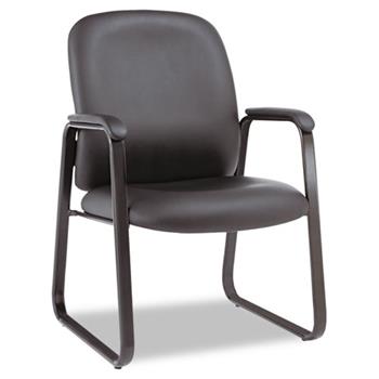 Alera Genaro Series High-Back Guest Chair, 24.60&quot; x 24.80&quot; x 36.61&quot;, Black