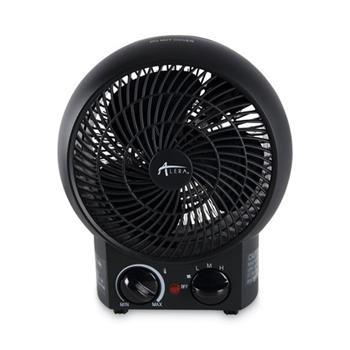 Alera Heater Fan, 8.25&quot; x 4.38&quot; x 9.38&quot;, Black