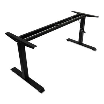 Alera AdaptivErgo Pneumatic Height-Adjustable Table Base, 26.18&quot; to 39.57&quot;, Black