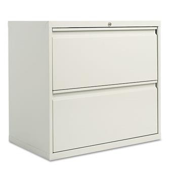 Alera Lateral File, 2 Legal/Letter-Size File Drawers, Light Gray, 30&quot; x 18&quot; x 28&quot;