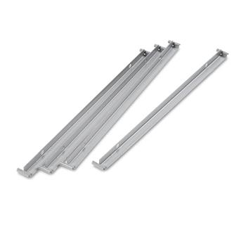 Alera Two Row Hangrails for Alera 30&quot; and 36&quot; Wide Lateral Files, Aluminum, 4/Pack