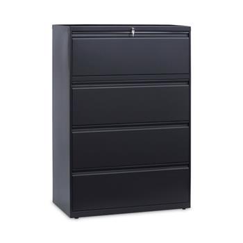 Alera Lateral File, 4 Legal/Letter/A4/A5-Size File Drawers, Charcoal, 36&quot; x 18&quot; x 52.5&quot;
