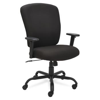 Alera Alera Mota Series Big and Tall Chair, Supports Up to 450 lb, 19.68&quot; to 23.22&quot; Seat Height, Black