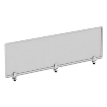 Alera Polycarbonate Privacy Panel, 65w x 0.50d x 18h, Silver/Clear