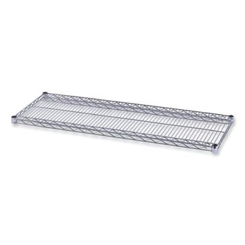 Alera Industrial Wire Shelving Extra Wire Shelves, 48w x 18d, Silver, 2 Shelves/Carton