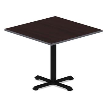Alera Reversible Laminate Table Top, Square, 35.38w x 35.38d, Espresso/Walnut