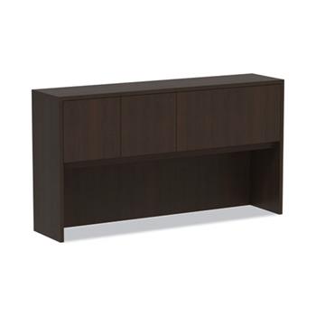 Alera Alera Valencia Series Hutch with Doors, 64.75w x 15d x 35.38h, Espresso