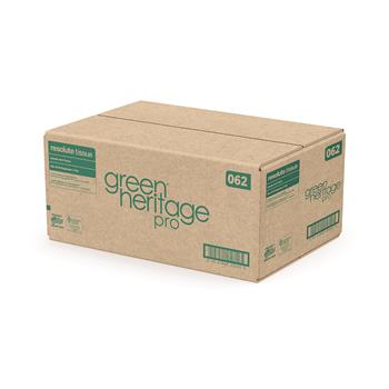 Resolute Tissue Green Heritage&#174; Pro Jumbo Roll Tissue, White, 2-ply, 12&quot; Dia., 3.4&quot;W x 1,300&#39;L, 6 Rolls/CS