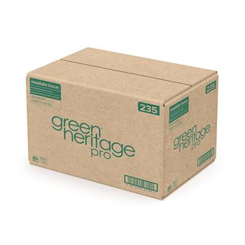 Resolute Tissue Green Heritage Pro Toilet Paper, White, 2-Ply, 4.4&quot; x 3.5&quot;, 500 Sheets/Roll, 96 Rolls/Carton
