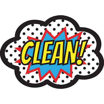 Ashley Magnetic Whiteboard Eraser, Superhero Clean!