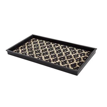 Anji Mountain Rubber Boot Tray, 24.5&quot; x 14&quot; x 1.5&quot;, Madagascar