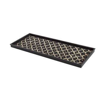 Anji Mountain Rubber Boot Tray, 34.5&quot; x 14&quot; x 1.5&quot;, Madagascar