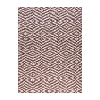 Anji Mountain 1/2&quot; Rug&#39;d Chair Mat™, 40&quot; x 54&quot;, Luxor Brown &amp; Ivory