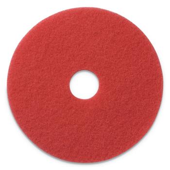 Americo Buffing Pads, 13&quot; Diameter, Red, 5/CT