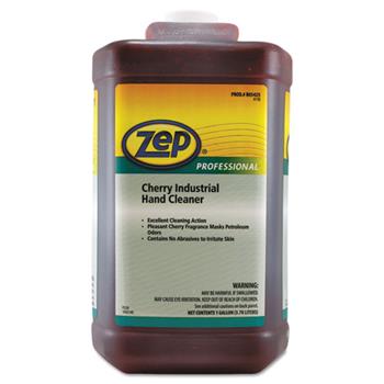 Zep Professional Cherry Industrial Hand Cleaner, Cherry, 1 Gallon Bottle, 4 Bottles/Carton