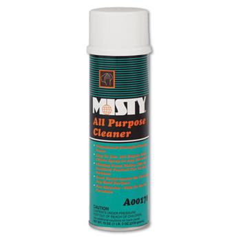 Misty All-Purpose Cleaner, Mint Scent, 19 oz. Aerosol Can, 12/Carton