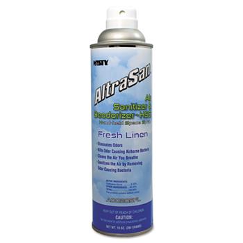 Misty&#174; AltraSan Air Sanitizer &amp; Deodorizer, Fresh Linen, 10 oz. Spray