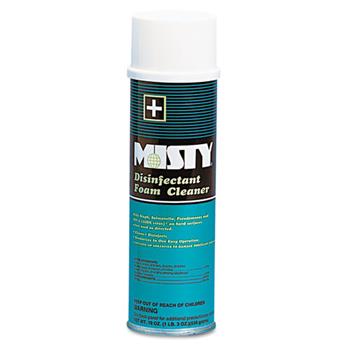 Misty&#174; Disinfectant Foam Cleaner, Fresh Scent, 19oz Aerosol, 12/Carton