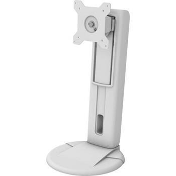 Amer Mounts Monitor Stand, Height Adjustable, 27 in, White