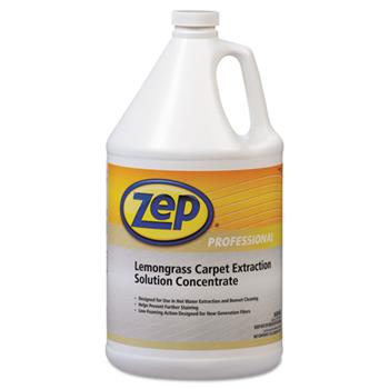Zep Professional Carpet Extraction Cleaner, Lemongrass, 1 gal. Bottle, 4/CT