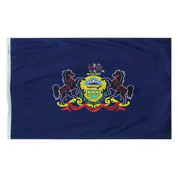 Annin Flags Pennslyvania State Flag, Outdoor, 3&#39; x 5&#39;