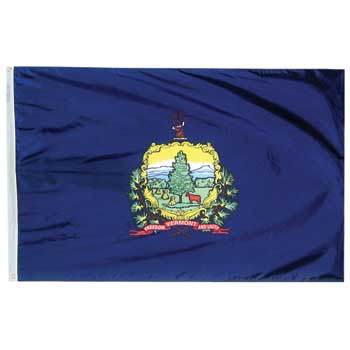 Annin Flags Vermont State Flag, Indoor, 3&#39; x 5&#39;