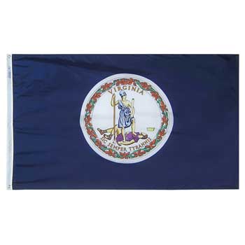 Annin Flags Virginia State Flag, Indoor, 3&#39; x 5&#39;