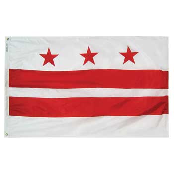 Annin Flags District of Columbia State Flag, Outdoor, 3&#39; x 5&#39;
